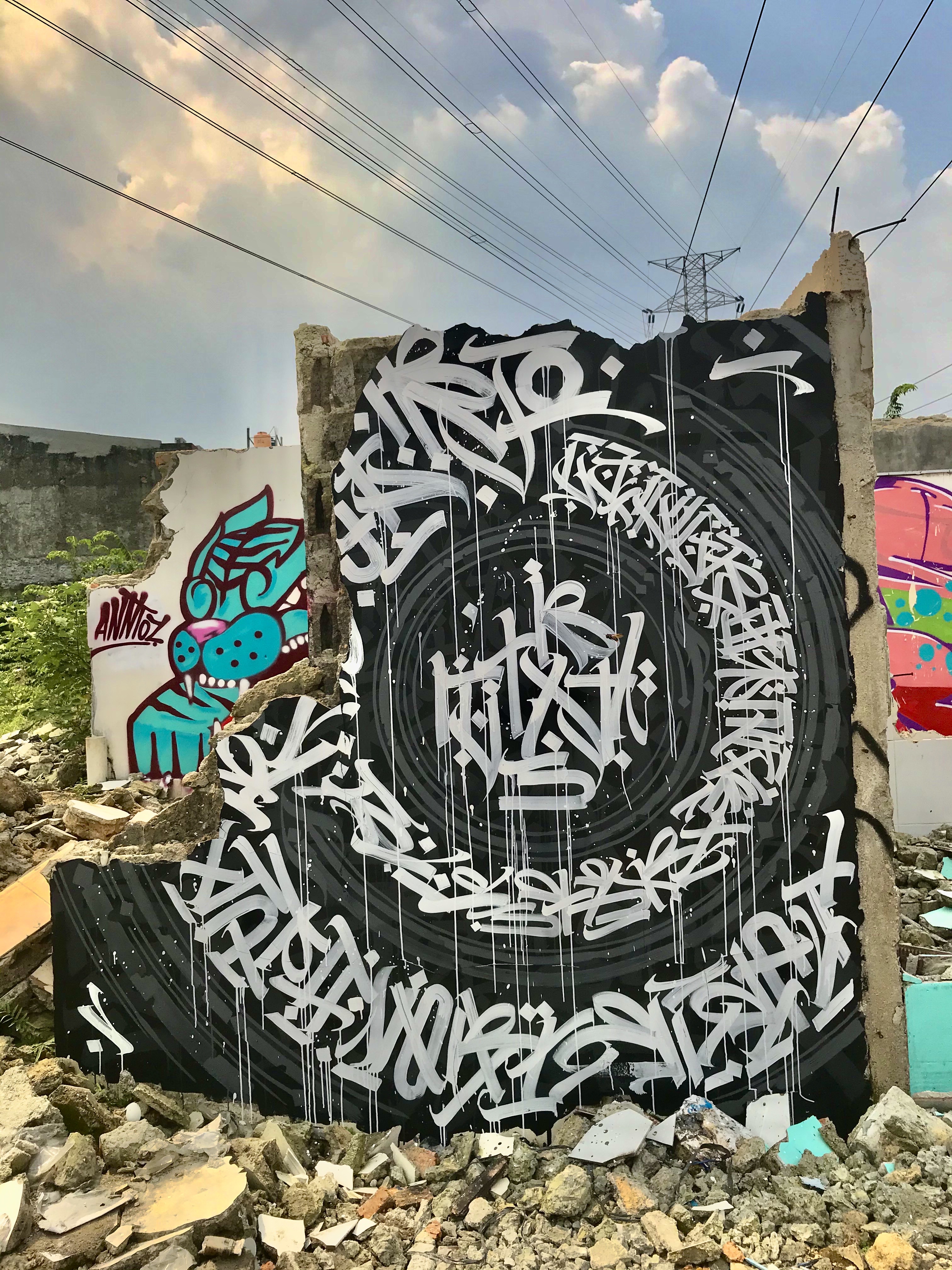 mural calligraffiti banner
